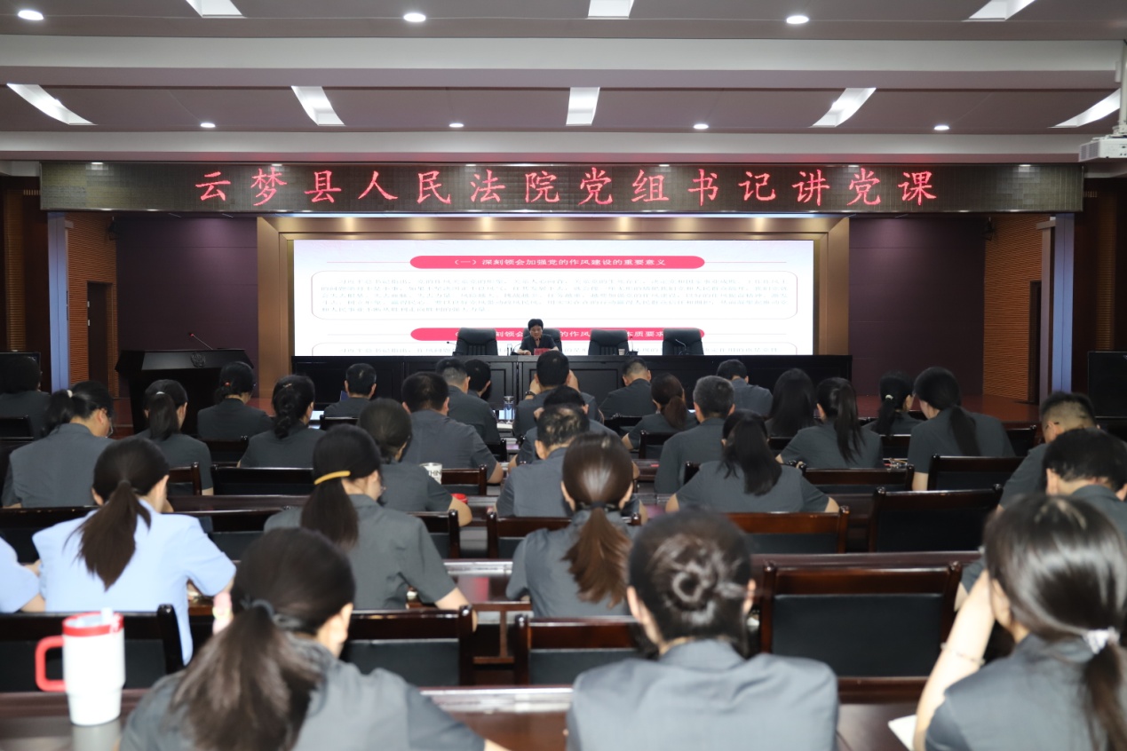 正风肃纪强党性 砥砺奋进践初心——云梦法院开展迎“七一”系列活动.docx