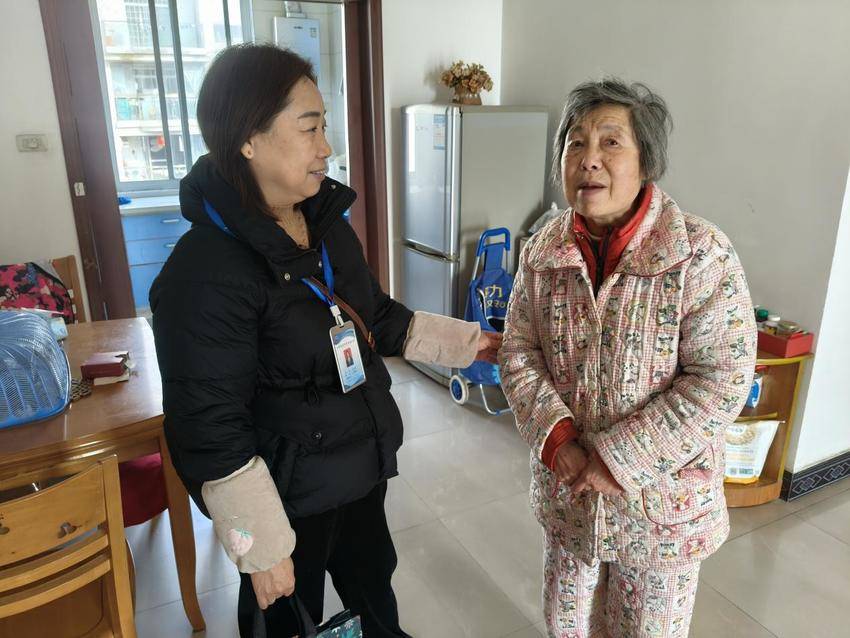 网格员时刻关注独居老人家中安全.docx