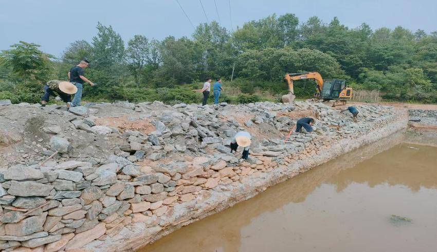 况家畈村塘堰整治新闻稿.docx
