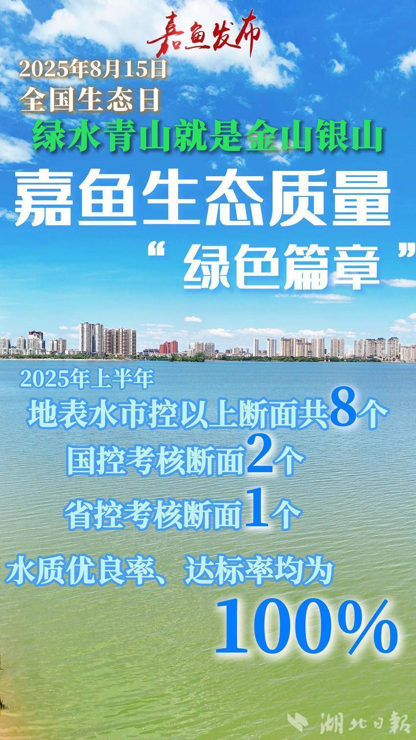 海报  数说嘉鱼生态质量“绿色篇章”(1).doc