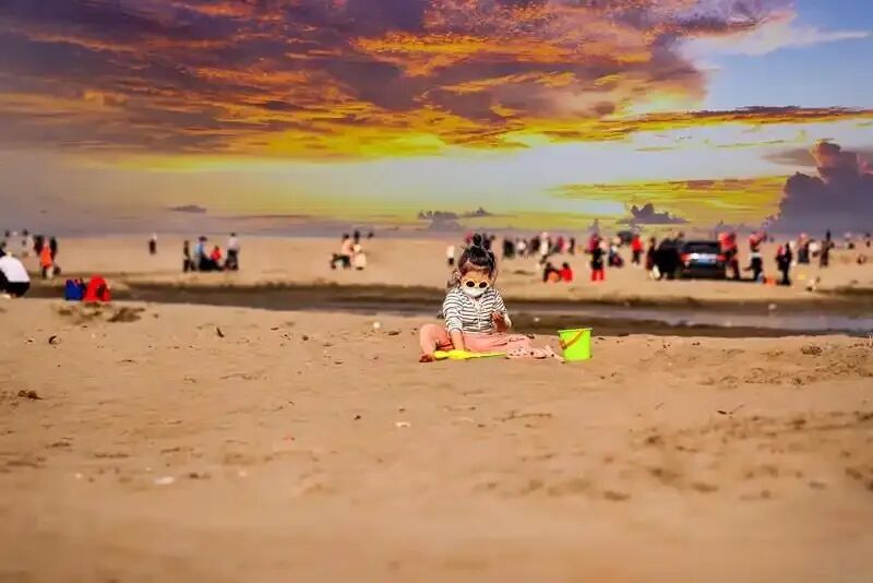 中湾村网红沙滩