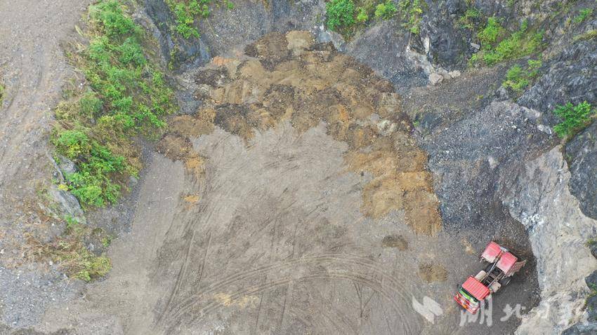 矿山生态修复项目施工现场