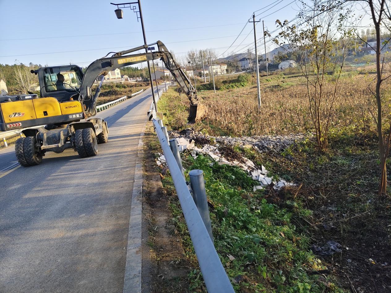 隆七路沿线拆违治乱再发力.docx