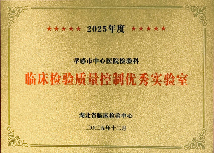 喜报！四项省级殊荣加冕！孝感市中心医院检验科、输血科铸就全省质控标杆.docx