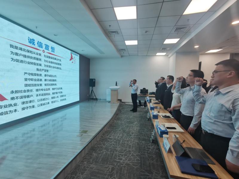 中国太保产险湖北分公司组织召开专题会议落实湖北保险业诚信建设大会会议精神.docx