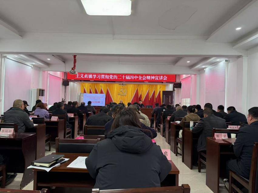 安陆市王义贞镇举行党的二十届四中全会精神专题宣讲会.docx