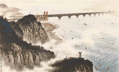 长江的气质 尽在画家笔端