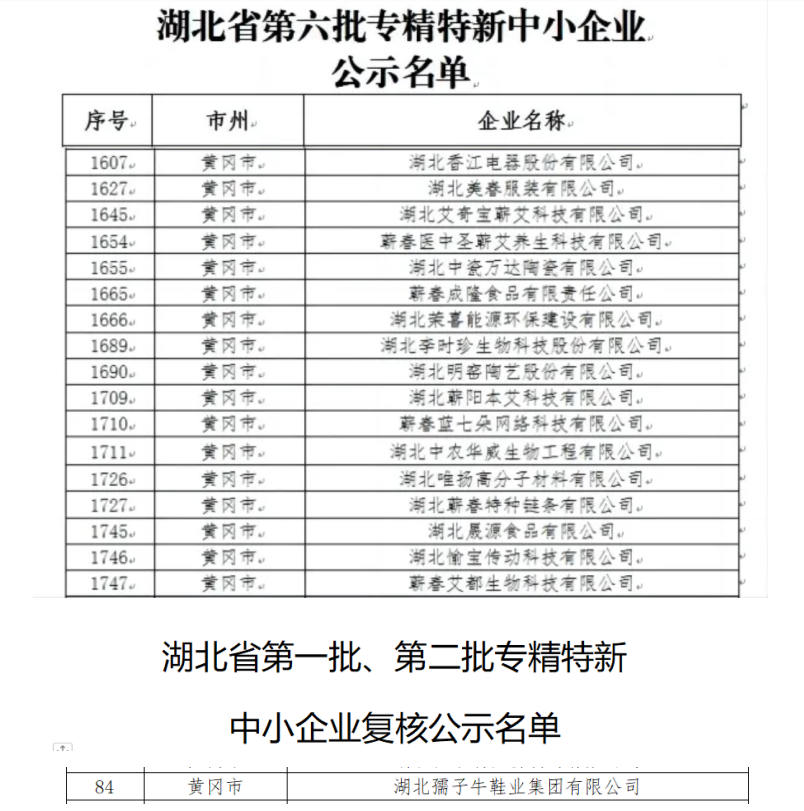 蕲春县18家企业上榜“省级专精特新”