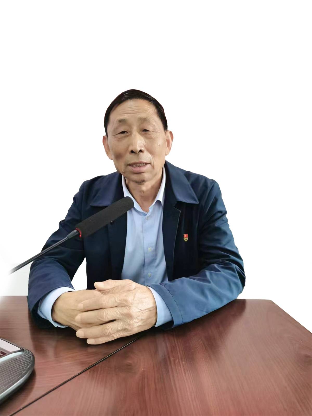 支部书记微党课李文洪党徽激励我奋斗