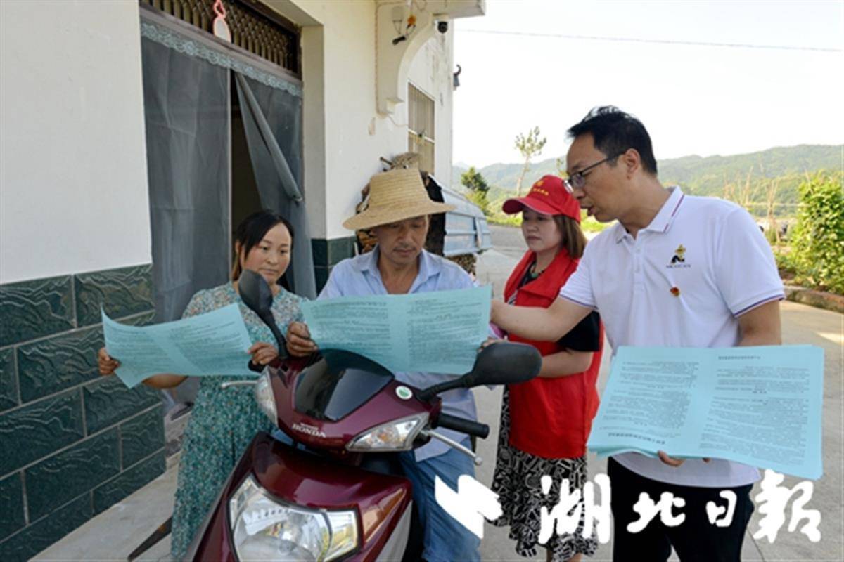 传递好声音竹山上庸镇发放明白卡