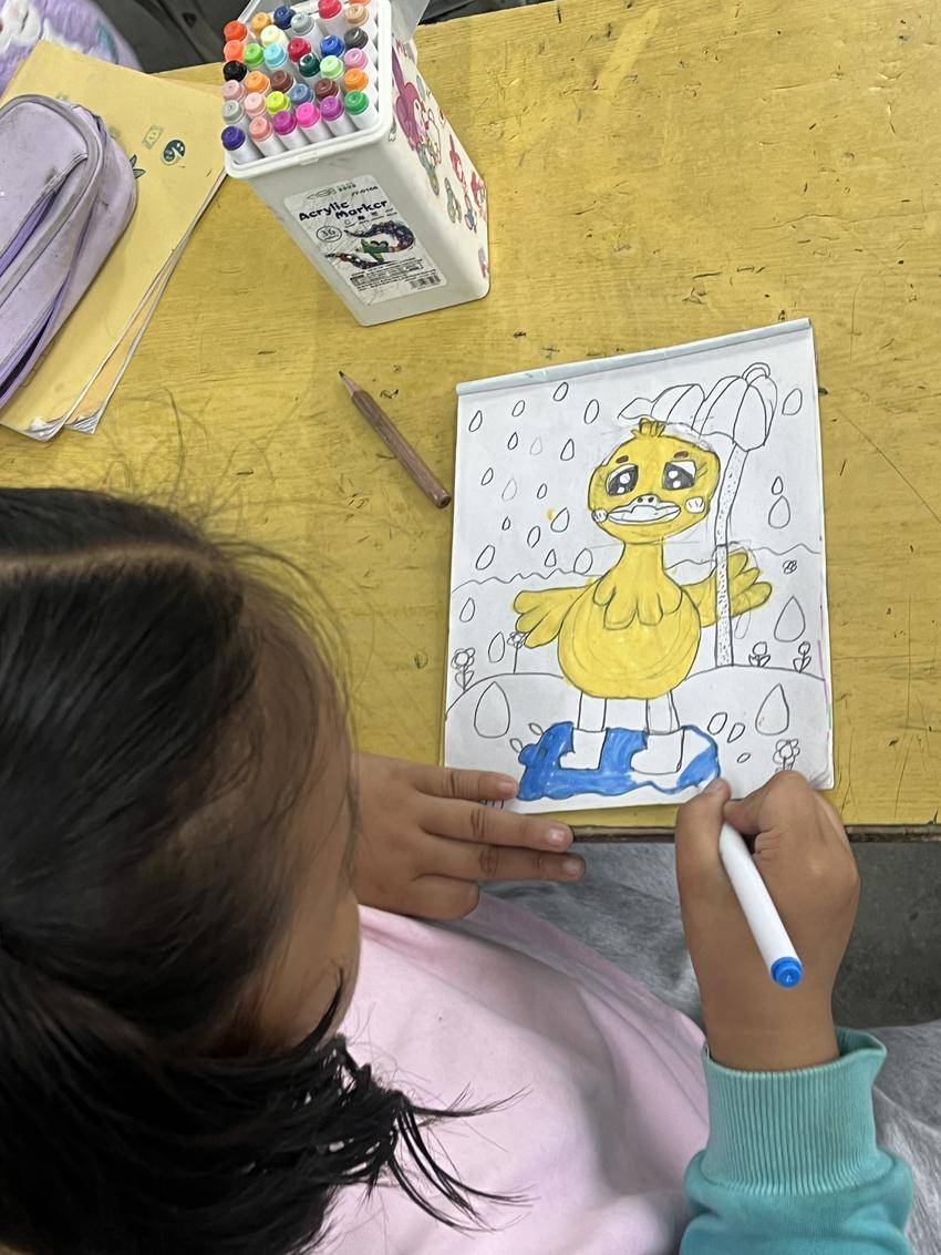 谷城县石花镇倒座中心小学：创意绘童心  画笔启新思