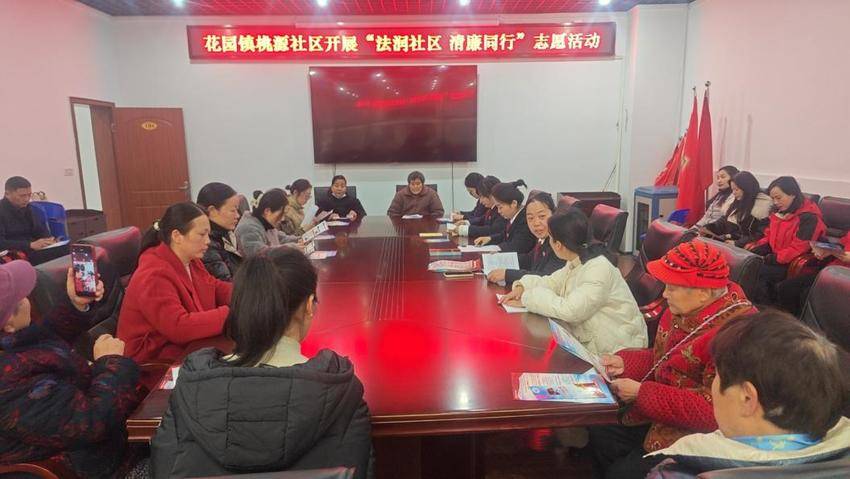 花园镇：法治宣传暖民心 服务群众零距离.docx
