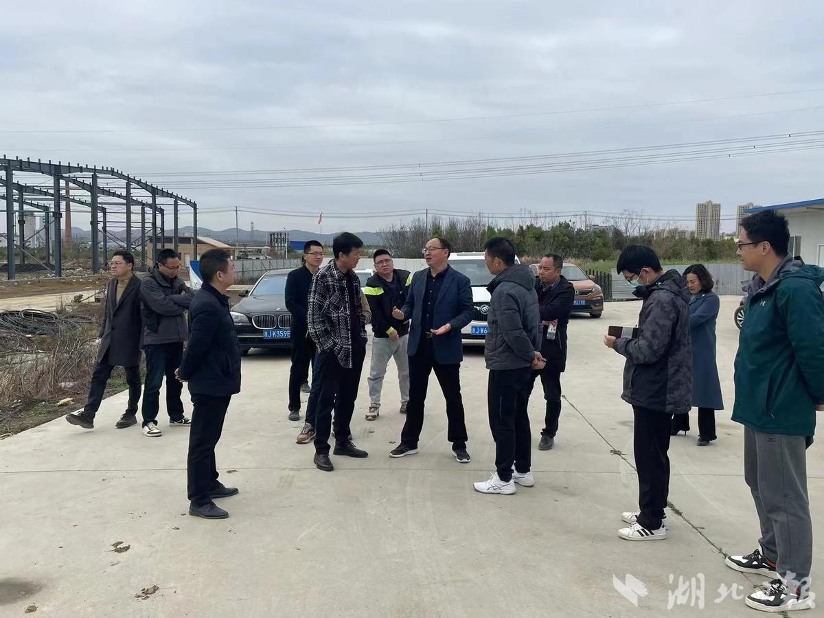 京山经济开发区管委会干部职工调度台州机电产业园项目建设