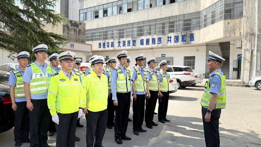 节日我在岗！广水公安交警守护平安“不打烊”