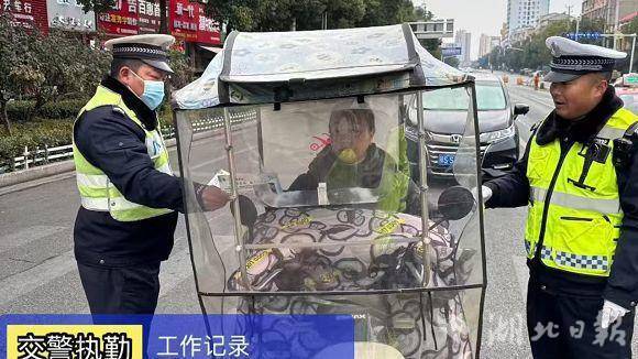 广水交警集中开展城区交通秩序整治