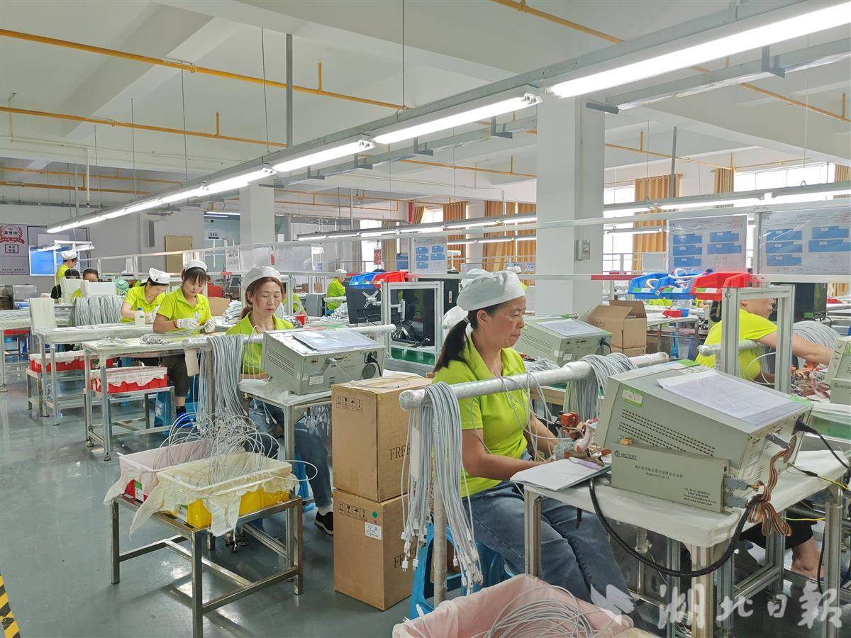 联基精密电子（恩施州）有限公司生产车间。（湖北日报全媒记者左晨摄）