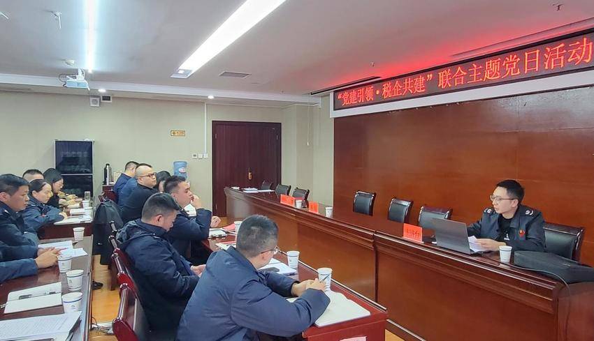 联合主题党日活动：党建引领 税企共建.docx