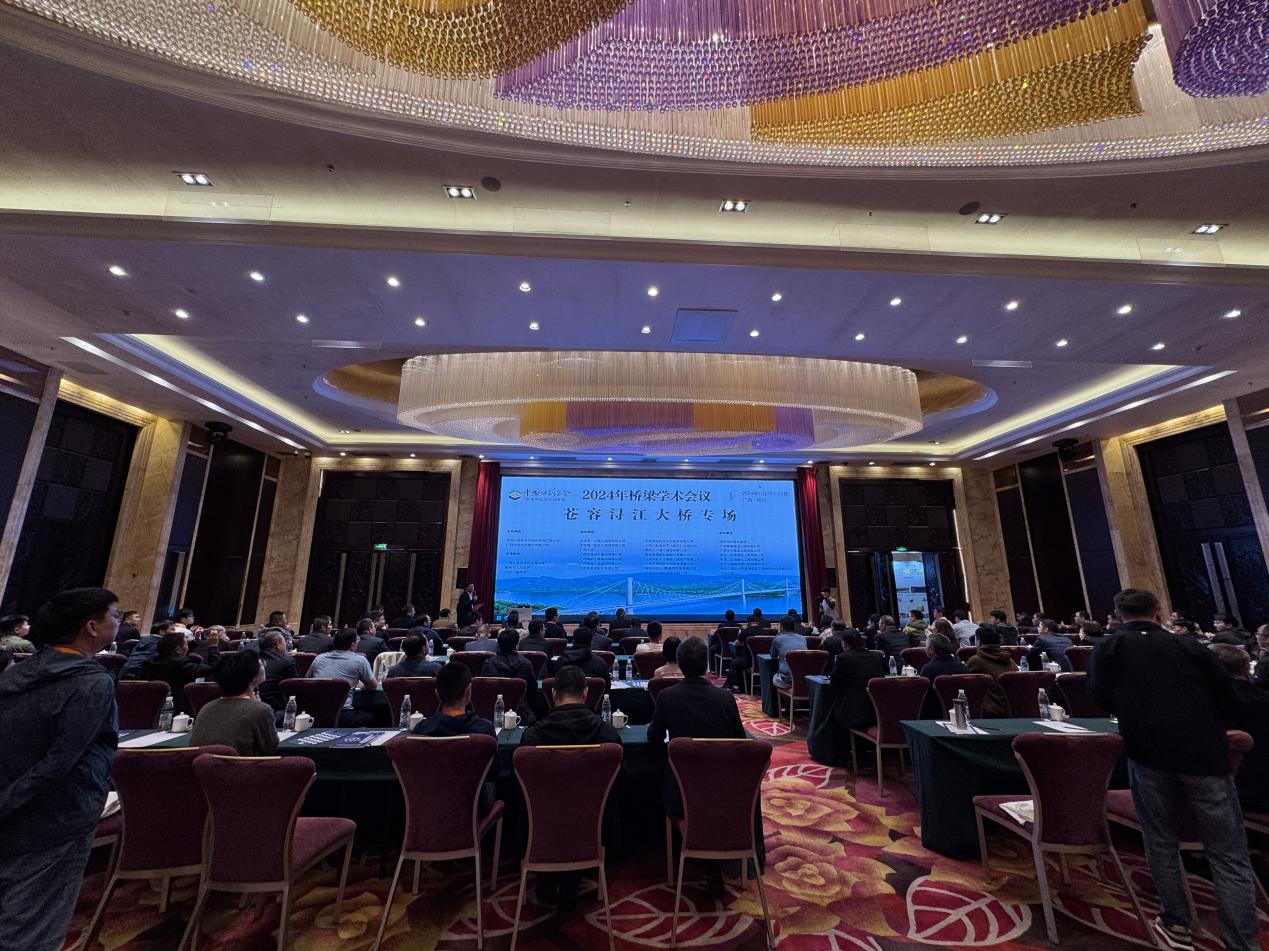 【一线传声】苍容浔江大桥项目亮相桥梁学术会议作专题汇报.docx