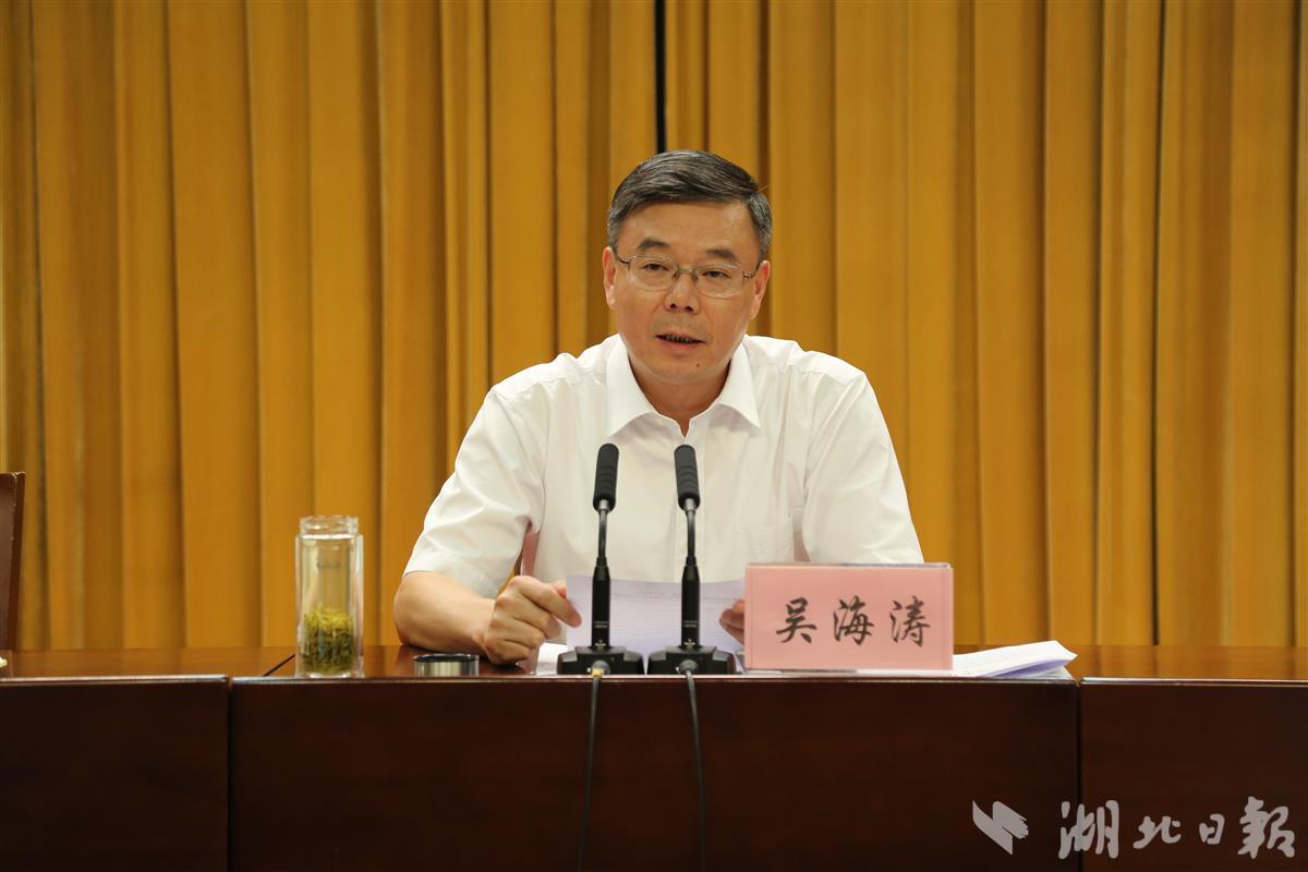 8月4日,孝感召开全市领导干部警示教育大会,市委书记吴海涛出席会议并