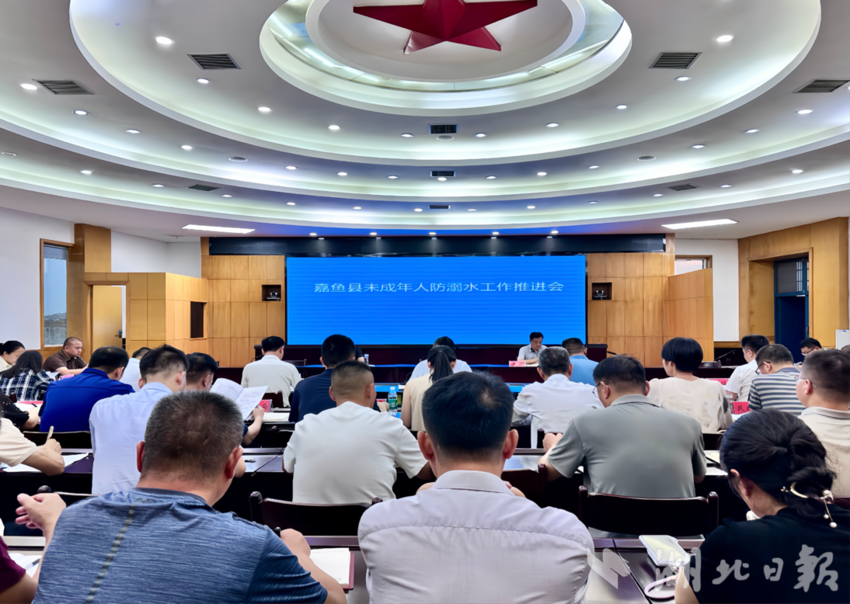 嘉鱼县召开未成年人防溺水工作推进会.docx