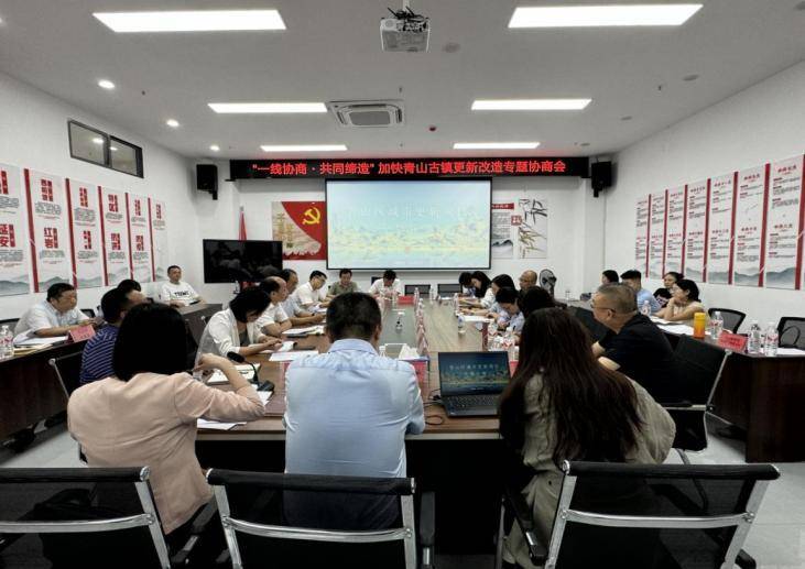 【0912】政协青山镇街道联络委围绕“加快青山古镇%0D%0A更新改造”议题开展一线协商活动.docx