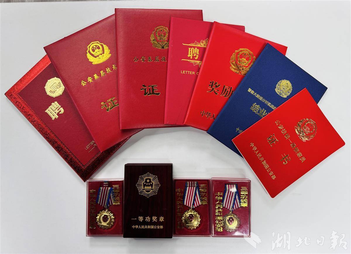 万松的证书和奖章