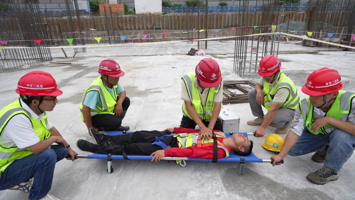 【一线传声】融创项目开展人防工程安全作业应急演练.docx