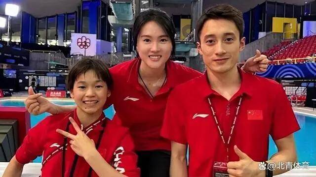 陈若琳与弟子全红婵、练俊杰（来源：北京青年报）