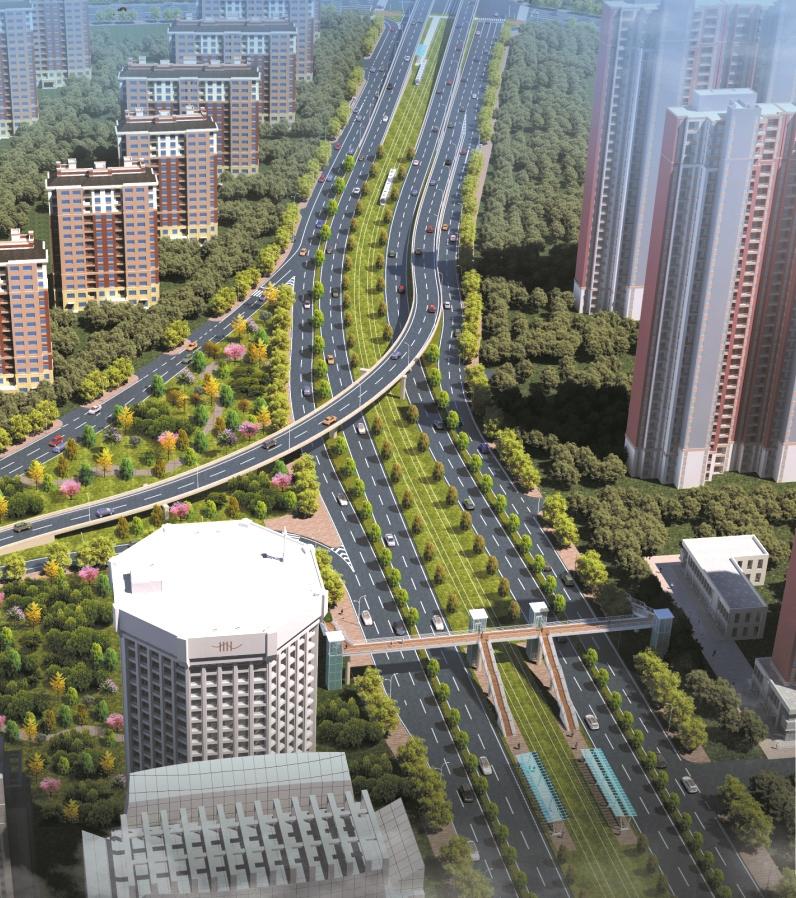 匠心设计黄石南北向快速交通大动脉——记中交第二公路勘察设计研究院有限公司黄石市大泉路生态廊道工程 - 湖北日报新闻客户端