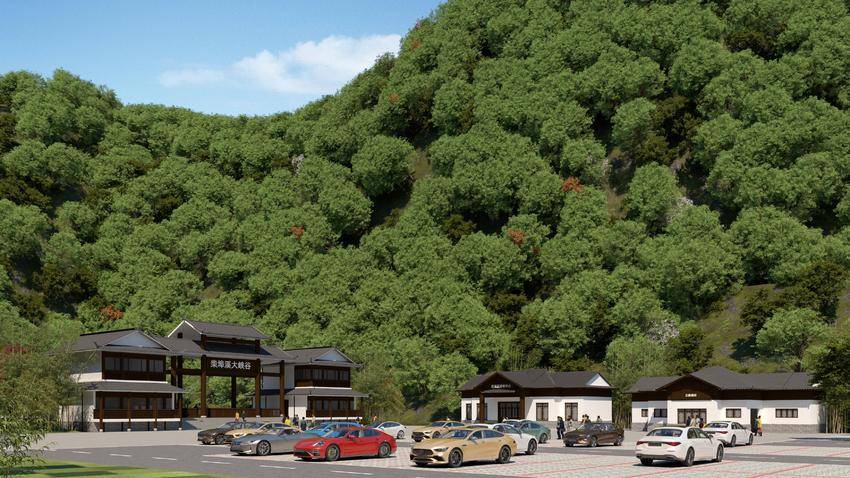 梯子口景区大门