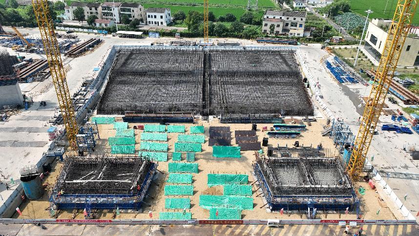 【交通强国】张靖皋长江大桥南航道桥南锚碇全面转为地上施工.doc