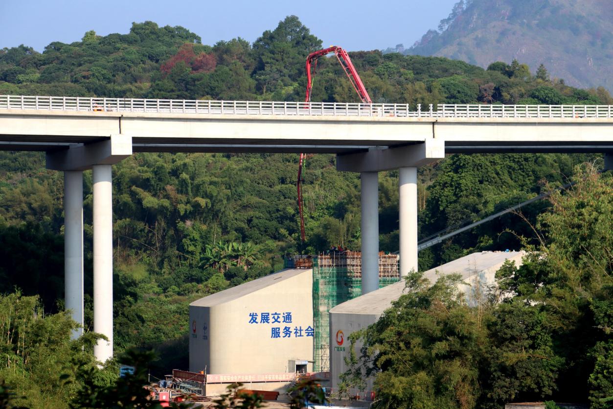 【交通强国】苍容浔江大桥南锚碇前锚室顺利浇筑完成.docx