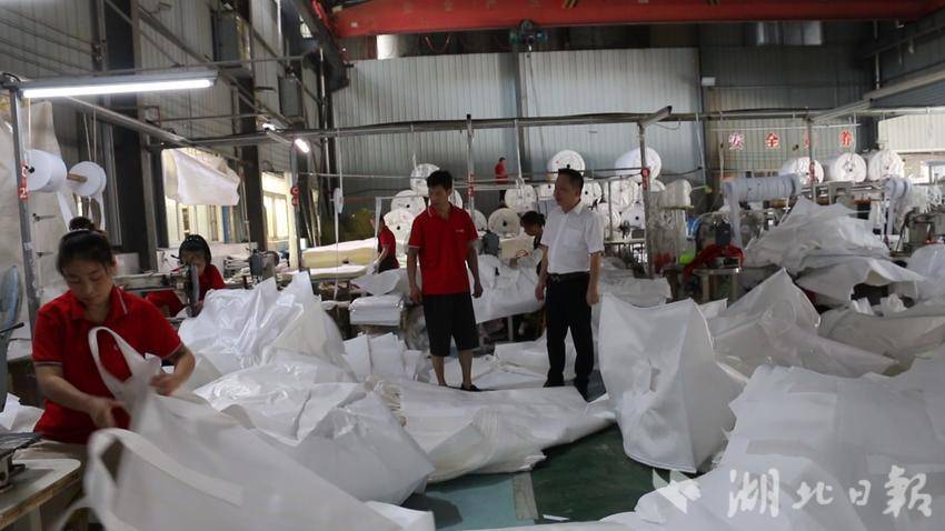 漕河镇优化营商环境工作专班服务蕲春县东豪包装有限公司