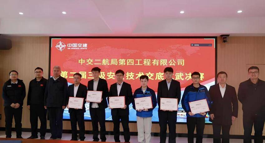 【一线传声】中交二航局四公司第二届三级安全技术交底比武大赛决赛圆满落幕.docx