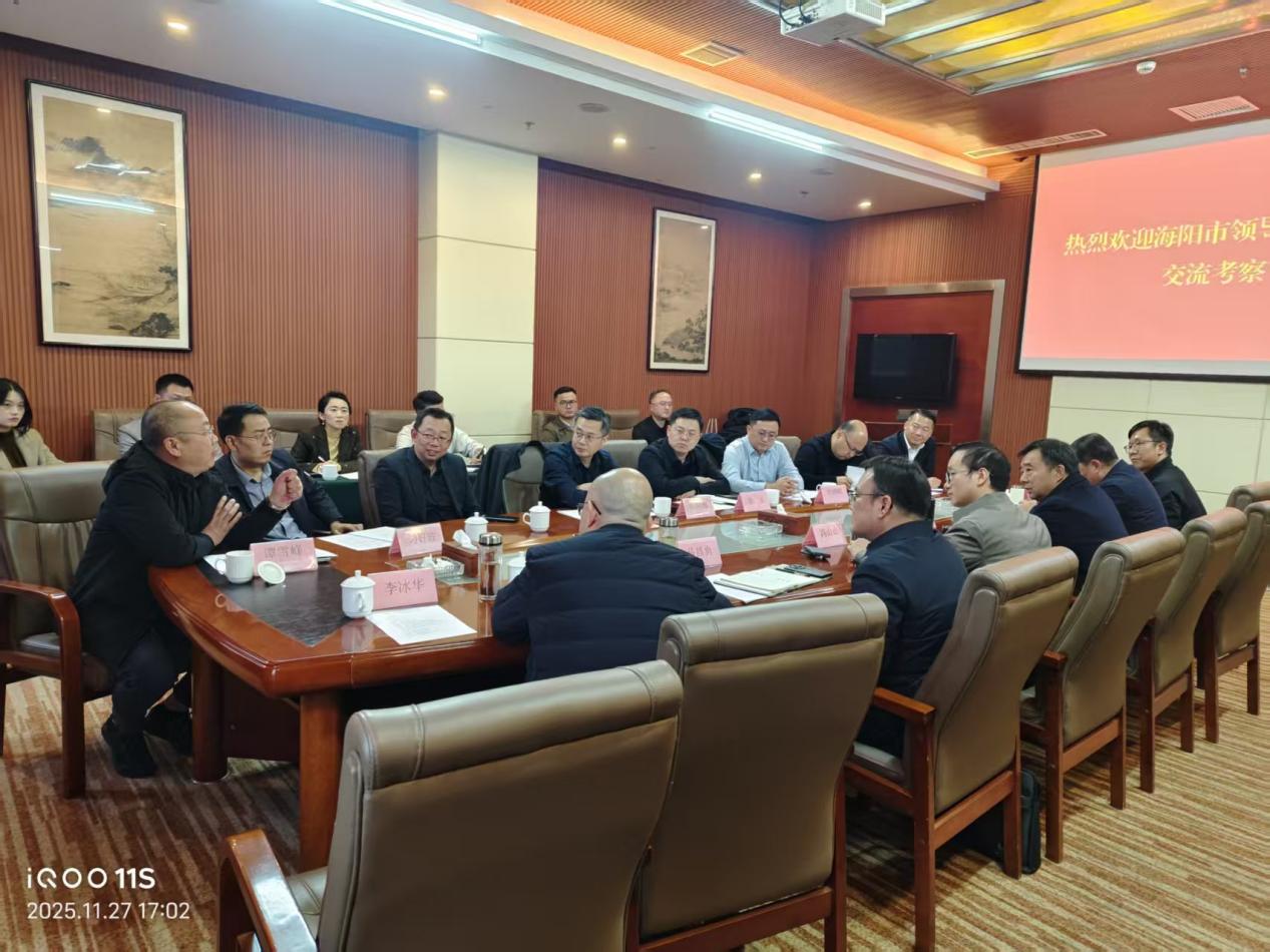 大悟县财政局：山东省海阳市到大悟县考察国企改革.docx