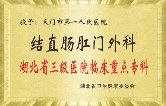 天门一医新晋7个省级临床重点专科.docx