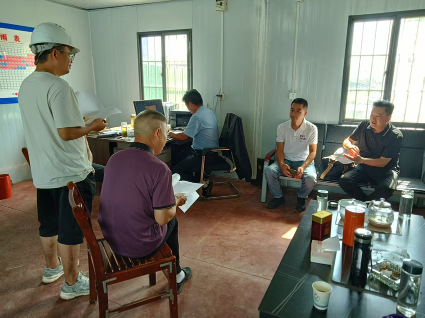 湖北存富科技股份有限公司项目建设工程档案分段验收现场