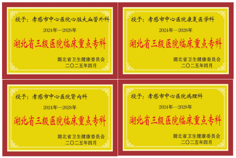 喜报！新增8个、总数36！孝感市中心医院省级临床重点专科建设再突破.docx