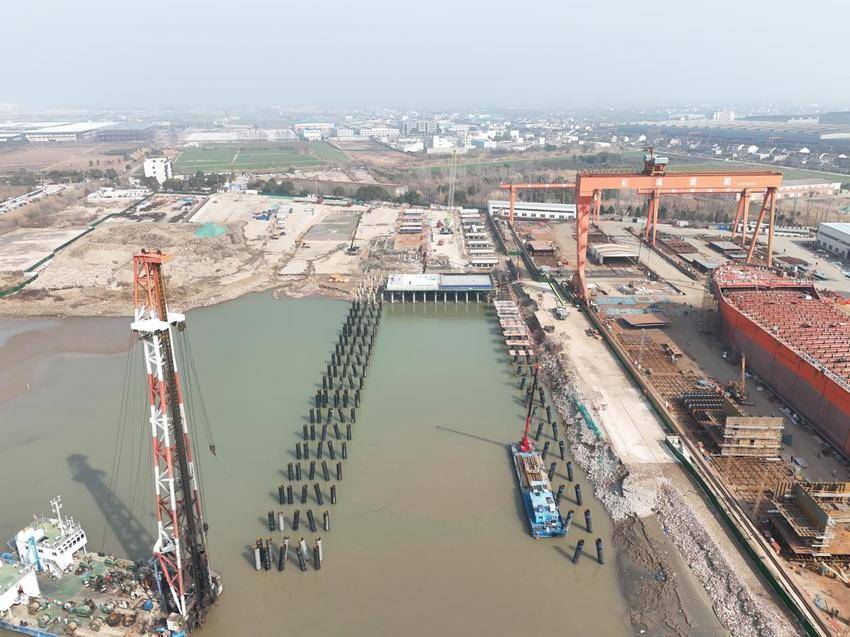 【一线传声】泰州港泰兴港区七圩码头项目桩基工程顺利完工.docx