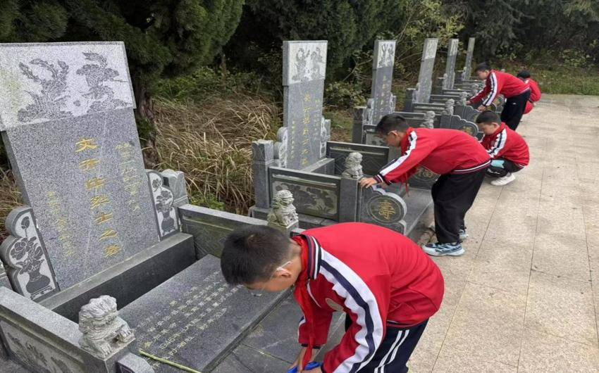 安陆市辛榨乡开展“清明祭英烈”文明实践活动.docx