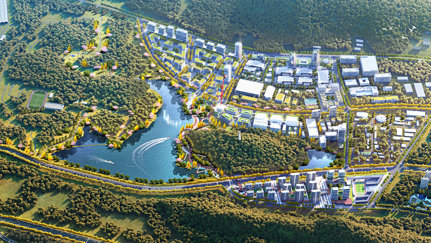 化合物半导体产业创新街区核心区效果图