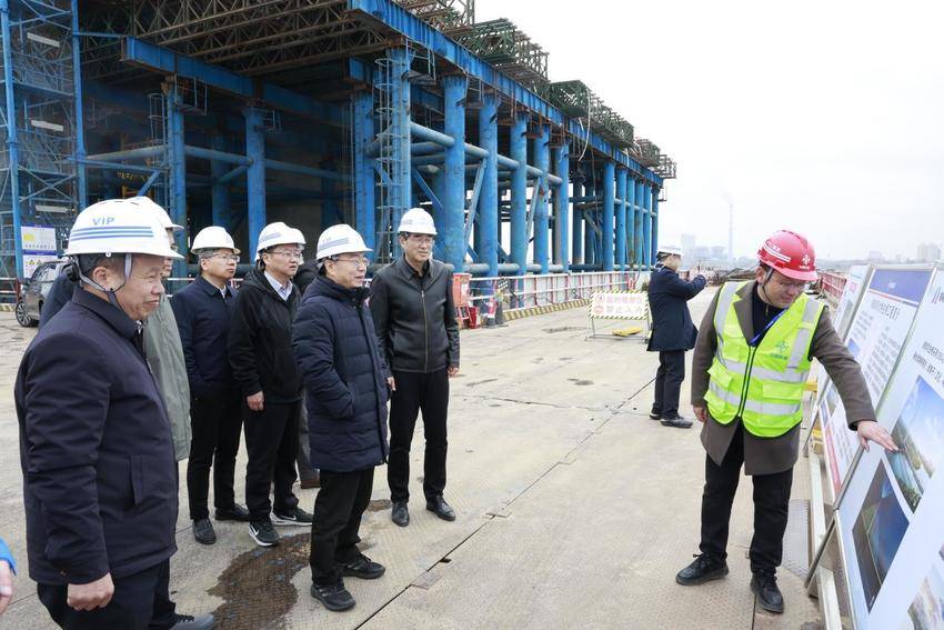 【一线传声】聂爱国到淮南淮河大桥01标项目部开展复工复产检查.docx