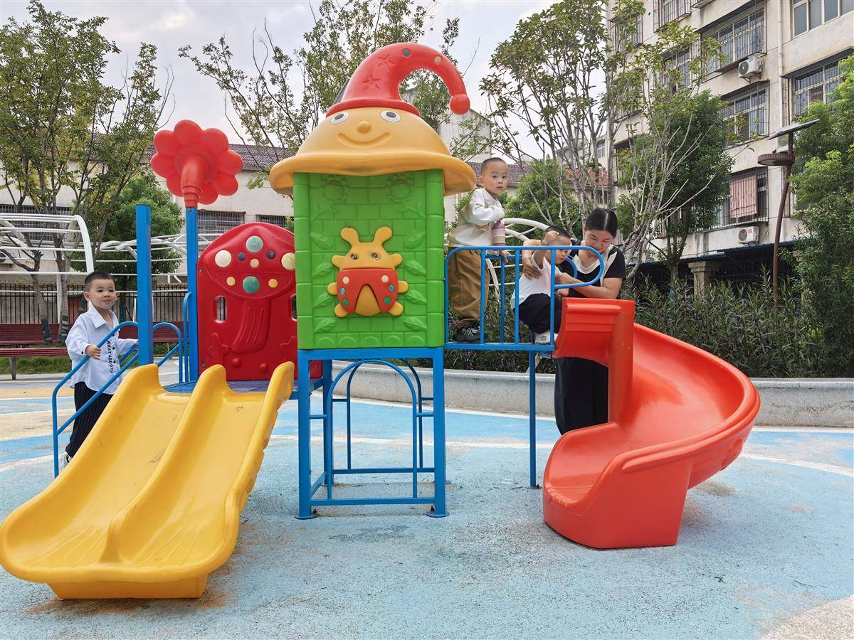 孝南区沙沟社区，“菜园”变公园，居民有了休闲好去处。（湖北日报全媒记者方桐 摄） (3).jpg