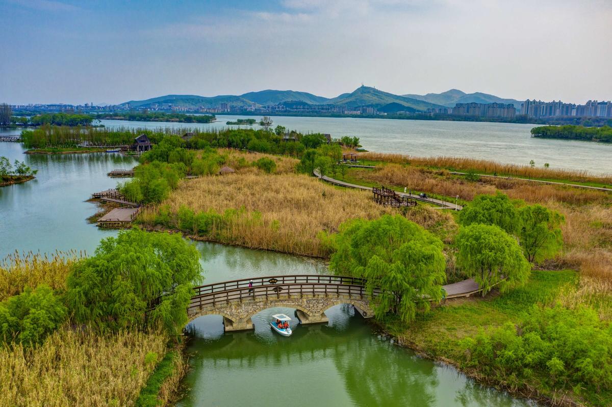 襄阳市月亮湾公园图片