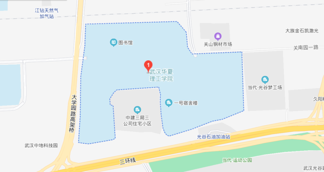 重庆财经职业学院地图图片