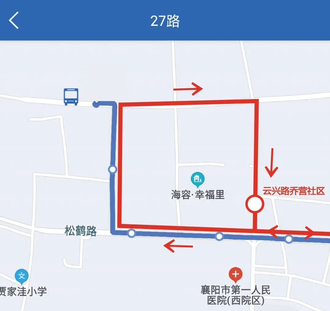 襄阳26路公交车路线图图片