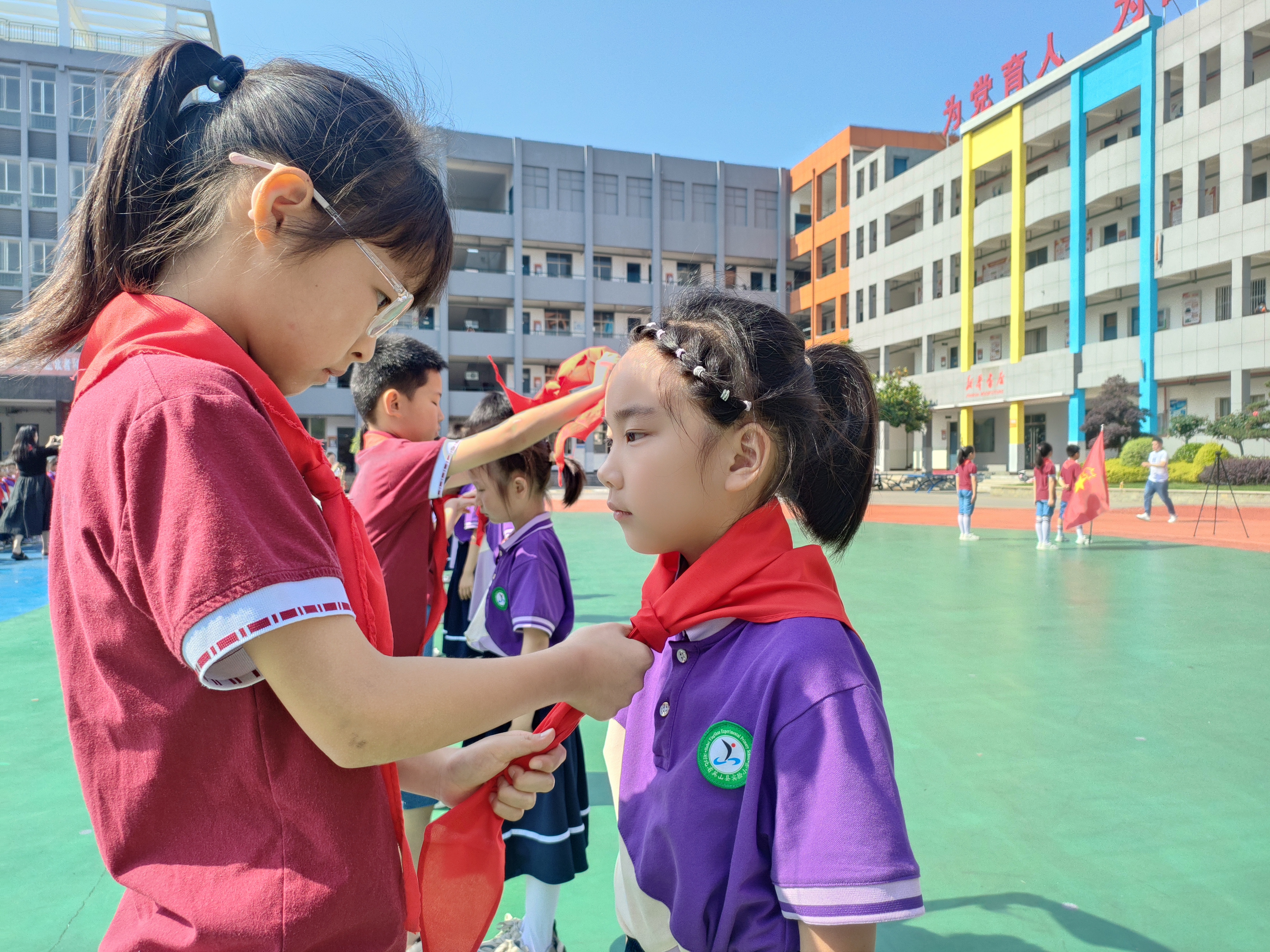 英山县实验小学举行2025年新队员入队仪式