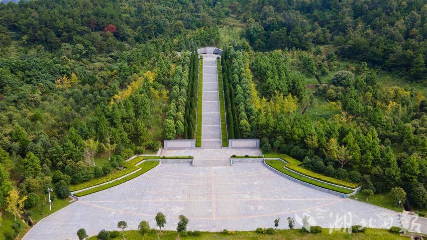 位于大悟县吕王镇刘院村的刘华清将军陵园。（通讯员李骅骅 摄）