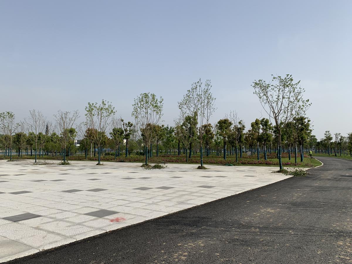 5月开放襄阳又一座江滩公园完工