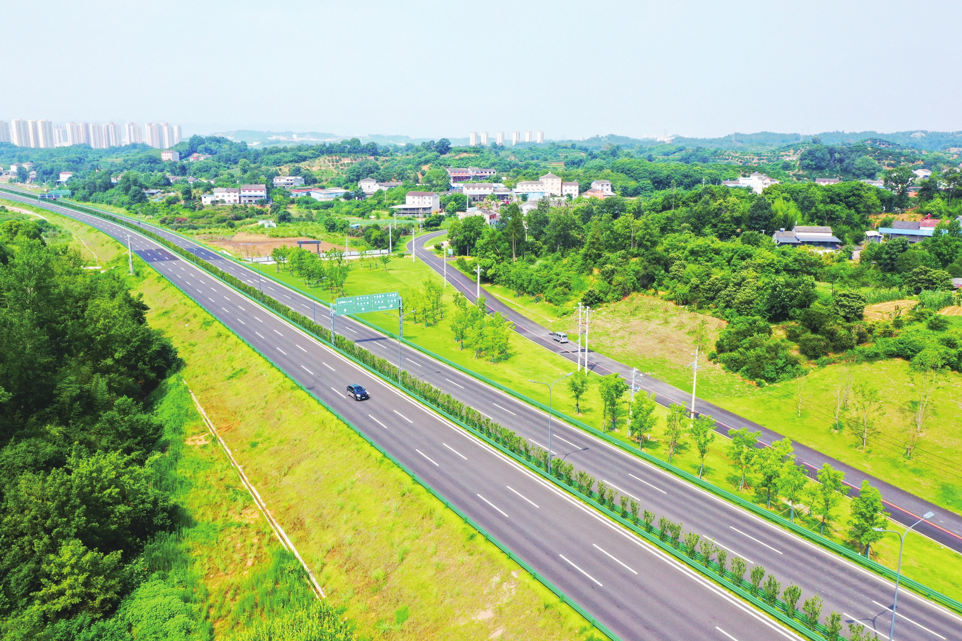 花溪路延伸段全线贯通